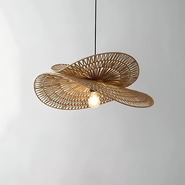 Toolight Toolight, závěsné svítidlo BOHO 50cm, 1xE27, APP1737-1CP, přírodní hnědá-černá, OSW-06060