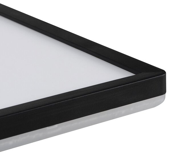 KANLUX KANLUX, AZPO stropní LED svítilna, 420x420mm, 22W, 3000/4000/6000K, IP54, černá mat, 31535