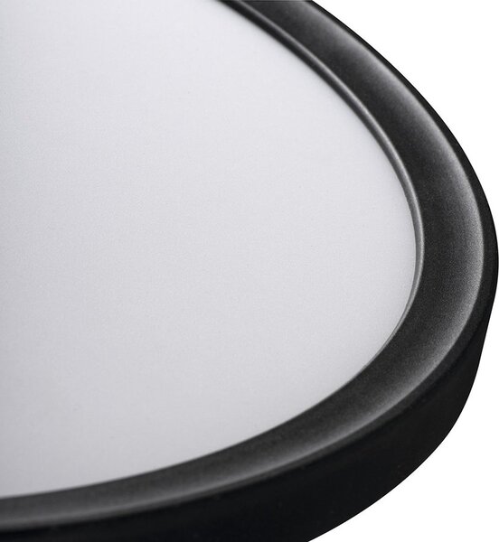 KANLUX KANLUX, AZPO stropní LED svítilna, průměr 290mm, 18,5W, 3000/4000/6000K, IP54, černá mat, 31515