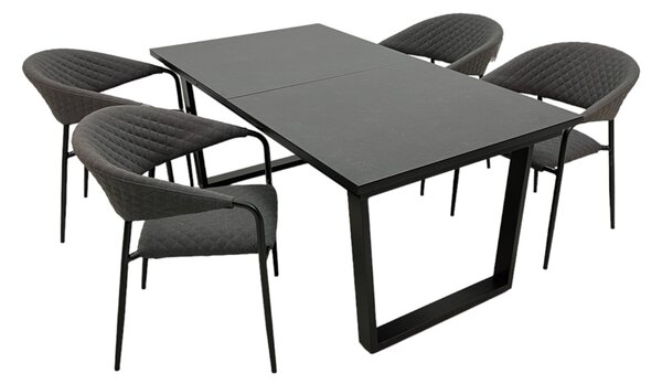 Doppler LIVORNO MELIA LIKA-TEX® zahradní sedací souprava 4+1 antracit