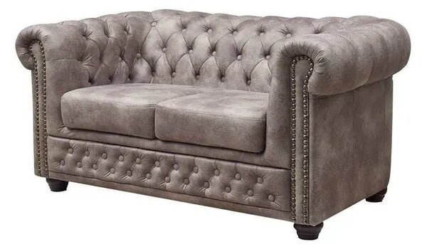 Chesterfield Oxford: Sedací souprava 3+2+1 silver