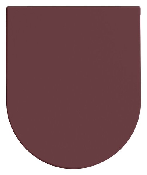 Isvea Isvea, INFINITY WC sedátko SLIM, Soft Close, Easy Take, matná maroon Red, 40KF0543I