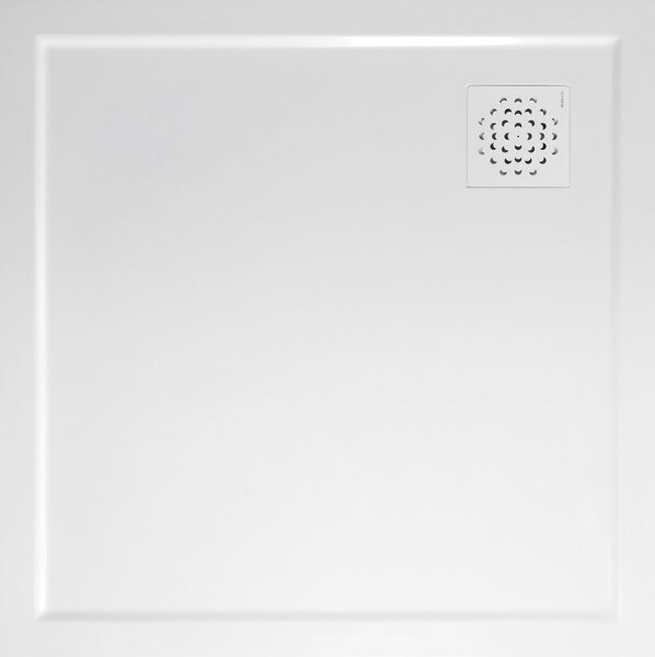 Gelco Gelco, XENA sprchová vanička z litého mramoru, čtverec 90x90cm, bílá, HX009