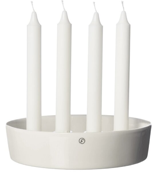 Adventní svícen ERNST - Glazed White EF421