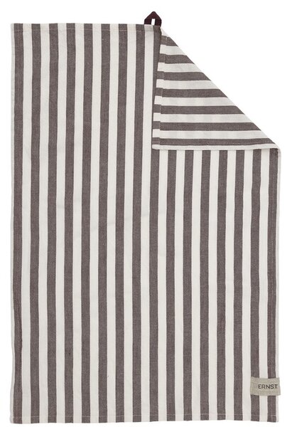 ERNST Bavlněná utěrka Wide Stripes - Red EF461