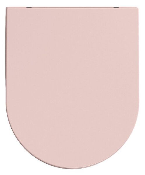 Isvea Isvea, INFINITY WC sedátko SLIM, Soft Close, Easy Take, růžová Salmon, 40KF0541I