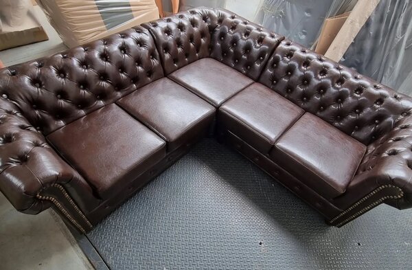 Chesterfield Oxford XL: Rohová sedací souprava