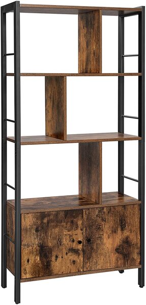 SONGMICS Multifunkční regál se skříňkou industriální 74 x 155cm