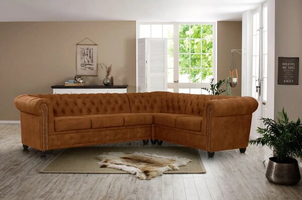 Chesterfield Oxford XL: Rohová sedací souprava
