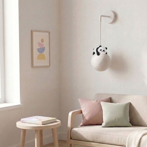 Toolight Toolight, nástěnné svítidlo PANDA G163-1W, černá-bílá, OSW-07803