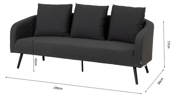 Doppler MELIA LIKA-TEX® zahradní lavice antracit Doppler