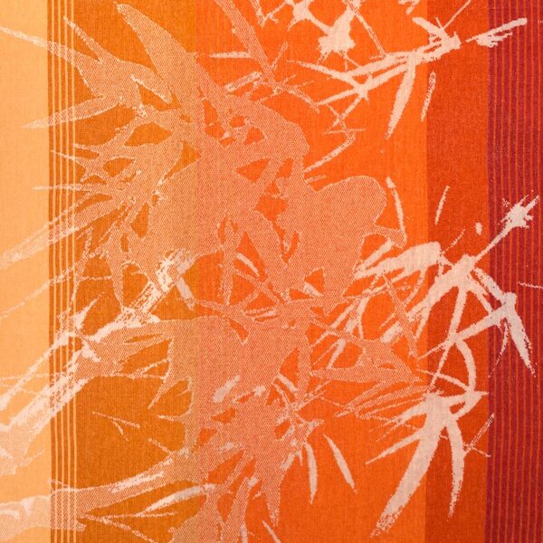 Plážová osuška VELUR exotica oranžová 100 x 180 cm