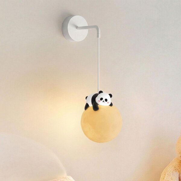 Toolight Toolight, nástěnné svítidlo PANDA G163-1W, černá-bílá, OSW-07803