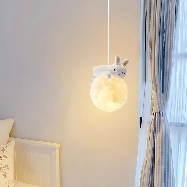 Toolight Toolight, stropní svítidlo "spící zajíček na měsíci", G164-1CP, OSW-07804