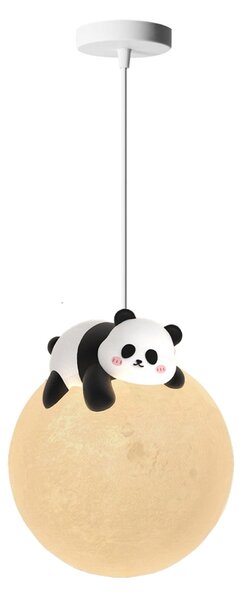 Toolight Toolight, závěsné svítidlo PANDA G162-1CP, černá-bílá, OSW-07801