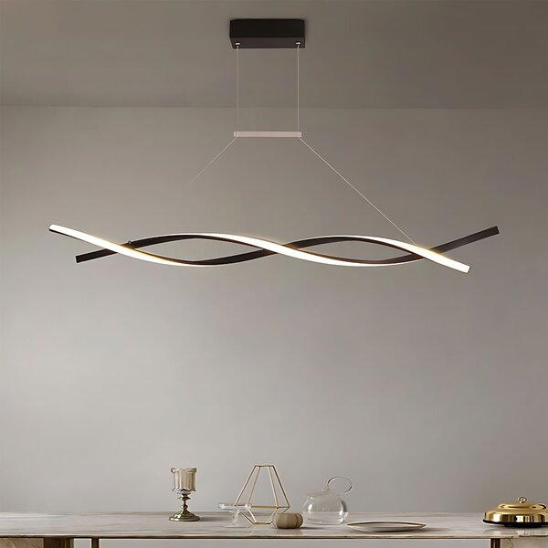 Toolight Závěsné LED osvětlení Modern Spiral D100 LHJ020-CP černé