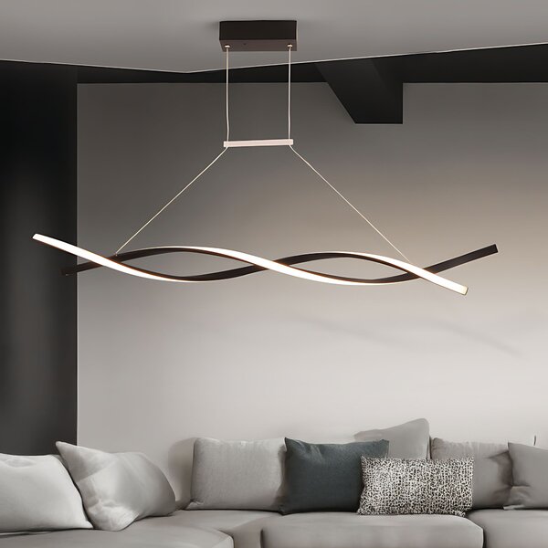 Toolight Závěsné LED osvětlení Modern Spiral D100 LHJ020-CP černé