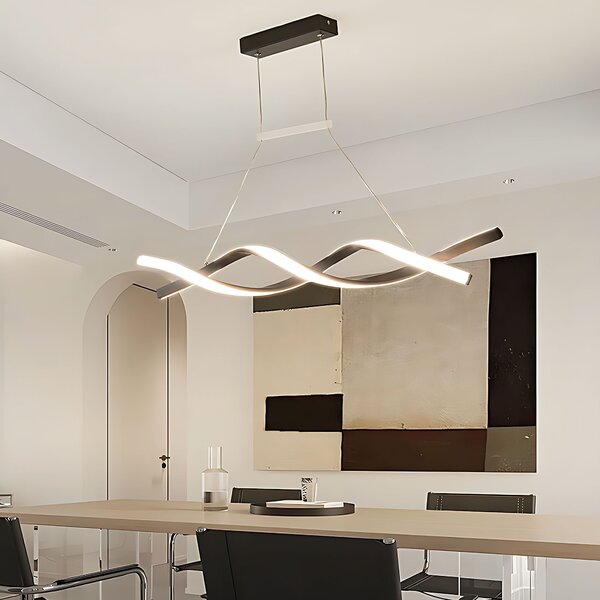 Toolight Závěsné LED osvětlení Modern Spiral D100 LHJ020-CP černé