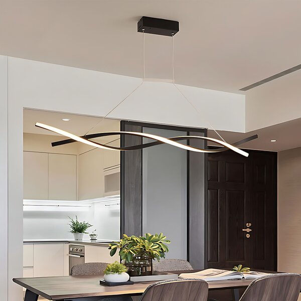 Toolight Závěsné LED osvětlení Modern Spiral D100 LHJ020-CP černé