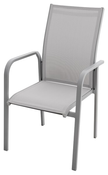 Doppler EXPERT PLUS AVERSA TEAK zahradní sedací souprava 3+2+1 šedá
