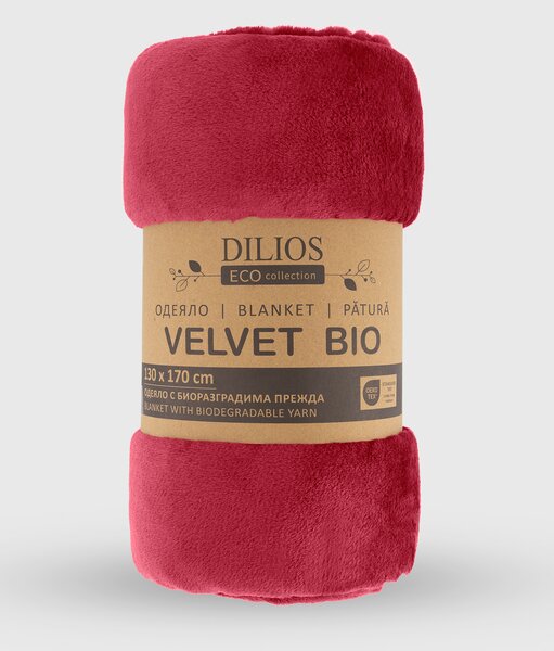 Dilios Velvet BIO deka Barva: ecru - krémová, Rozměr: 130 x 170 cm