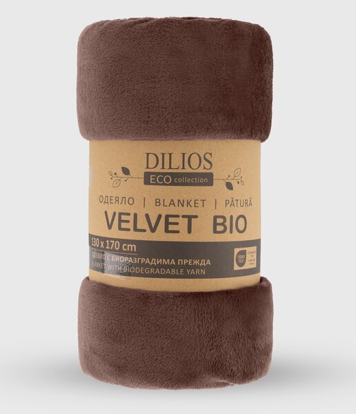 Dilios Velvet BIO deka Barva: ecru - krémová, Rozměr: 130 x 170 cm