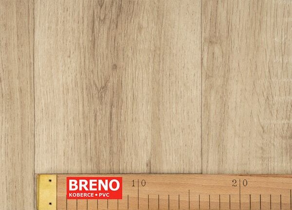 Breno PVC LINETEX Sorbonne 541 - světlé dřevo, šíře 400 cm