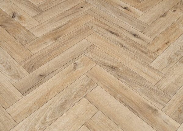 Breno PVC FEELINGS Artena Oak 617M - světlé parkety, šíře 100 cm
