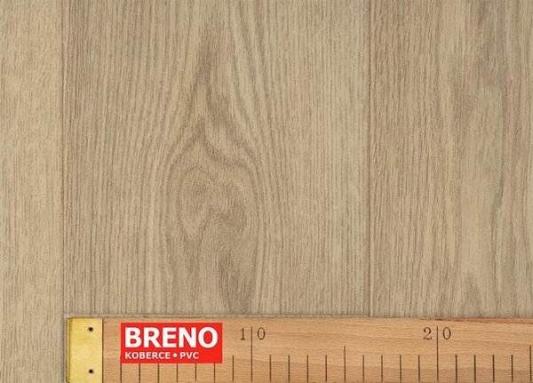 Breno PVC TEXAROQ Duke 538 - světlé dřevo, šíře 200 cm