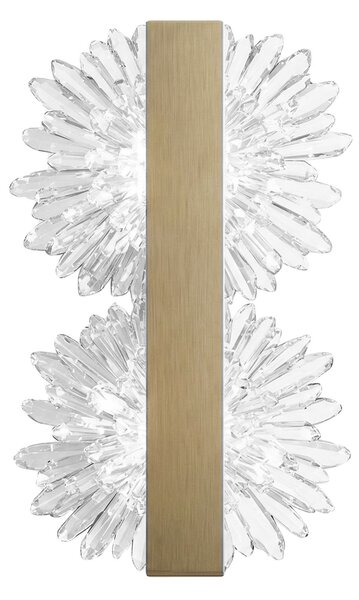 Toolight Toolight, LED nástěnné svítidlo, 6W, 500lm, 4000K, G147-2W, zlatá matná, OSW-04703