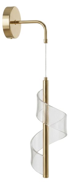 Toolight Toolight, LED nástěnné svítidlo, 10W, 1000lm, 4000K, G177-W, zlatá lesklá, OSW-07821