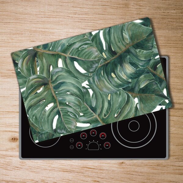 Deska na krájení tvrzená Monstera pl-ko-80x52-f-101969533