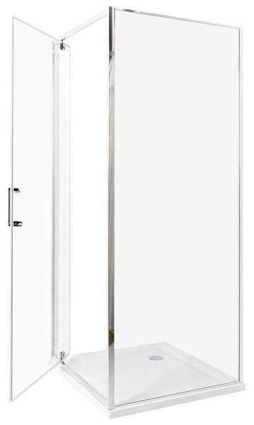 Sprchový kout DARLI 70 x 70 x 185 cm Stříbrná