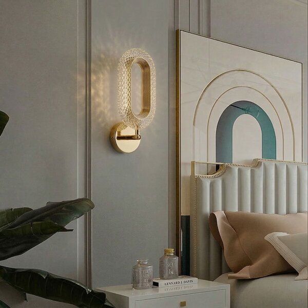 Toolight Rea, NÁSTĚNNÉ LED SVÍTIDLO G171-W GOLD, OSW-07815