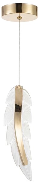 Toolight Toolight, závěsné stropní LED svítilna, 10W, 1000lm, 4000K, G157-CP, zlatá, OSW-07813