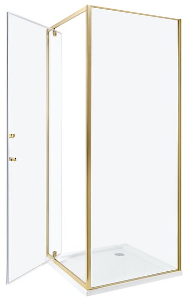 Sprcha DARLI 70 x 70 x 185 cm Zlatá