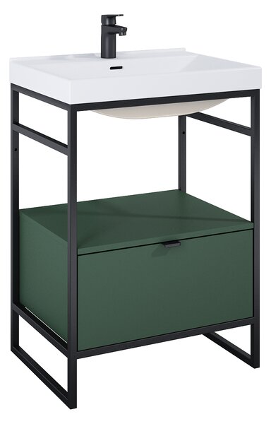 Elita Indus, SZAFKA INDUS 60 1S FOREST GREEN MATT DO STELAŻE, ELT-168749