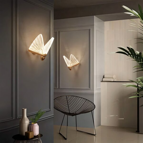 Toolight Toolight, LED nástěnné svítidlo, 5W, 3000K, LHJ104-1W, světlé růžové zlato, OSW-50042