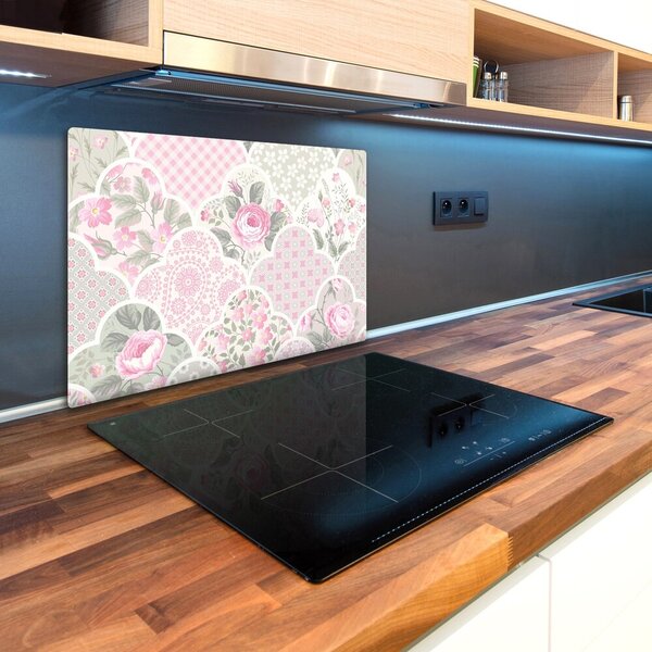 Deska na krájení tvrzená Růže a ornamenty pl-ko-80x52-f-105617706