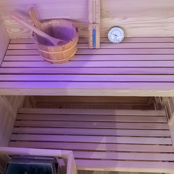 BPS-koupelny Finská sauna Relax HYD-6191 120x120, 2 osoby
