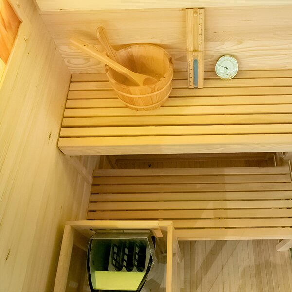 BPS-koupelny Finská sauna Relax HYD-6191 120x120, 2 osoby
