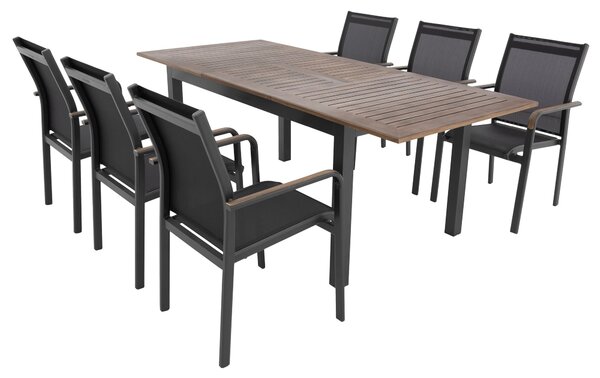 Doppler EXPERT WOOD Plus zahradní sedací souprava 6+1