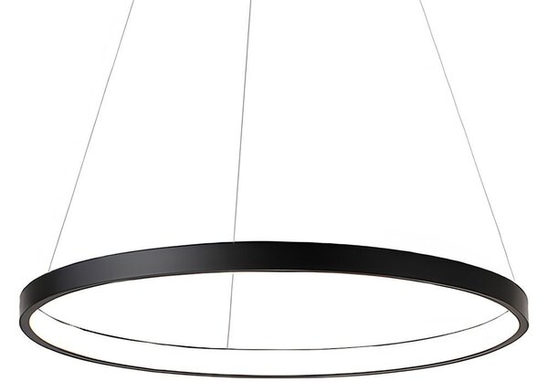 Toolight Závěsné LED osvětlení Modern Circle D99 LHJ012-CP 80cm černé