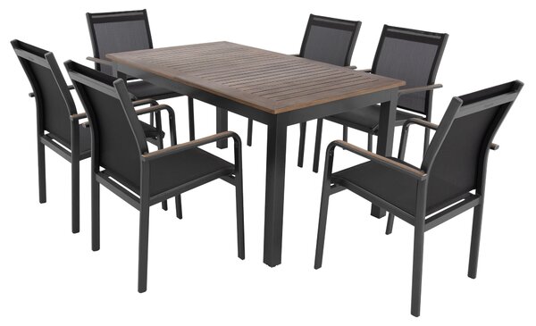 Doppler EXPERT WOOD Plus zahradní sedací souprava 6+1