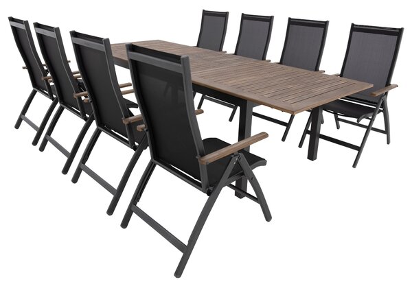 Doppler EXPERT WOOD Plus zahradní sedací souprava 8+1