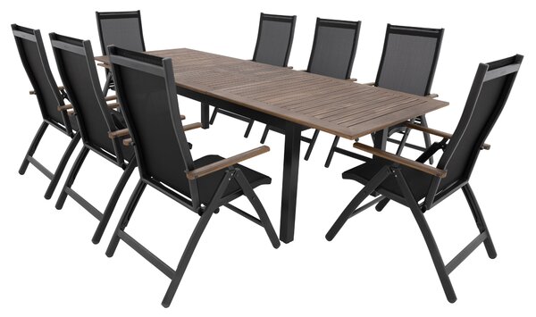 Doppler EXPERT WOOD Plus zahradní sedací souprava 8+1