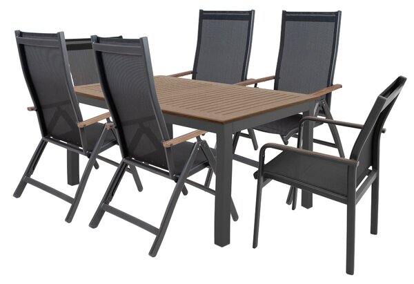 Doppler EXPERT WOOD Plus zahradní sedací souprava 4+2+1