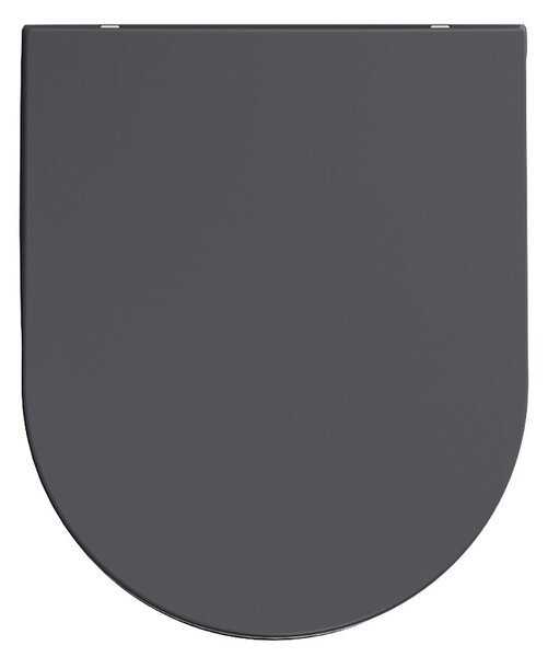 Isvea Isvea, INFINITY WC sedátko SLIM, Soft Close, Easy Take, antracit, 40KF0522I