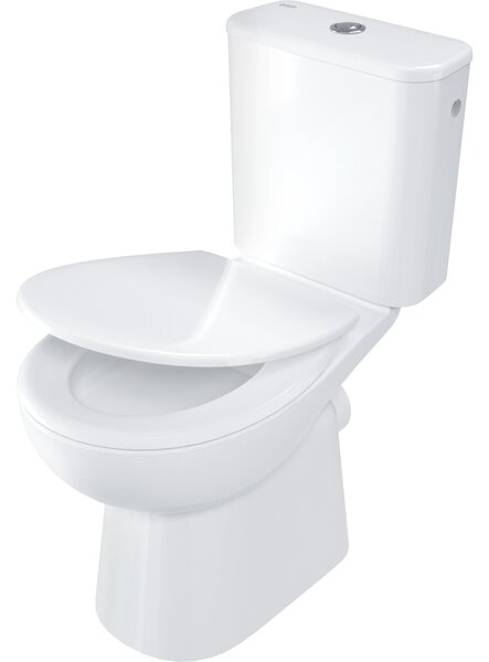 Deante Deante, WC kombi 635x350x755 mm + toaletní WC sedátko, bílá lesklá, DEA-CDFD6RPS