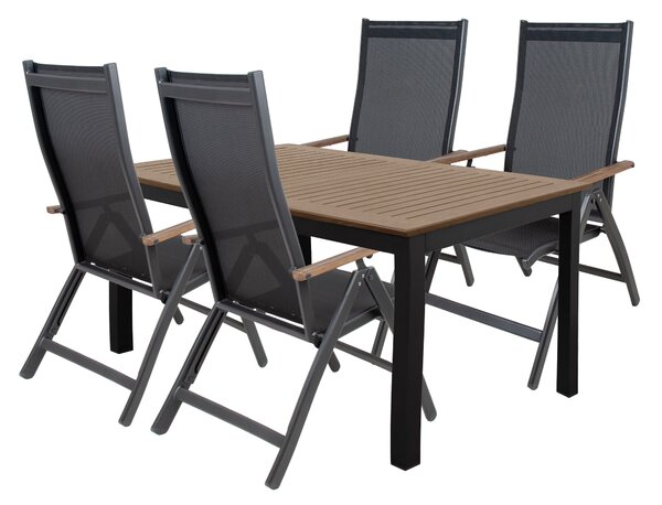 Doppler EXPERT WOOD Plus zahradní sedací souprava 4+1